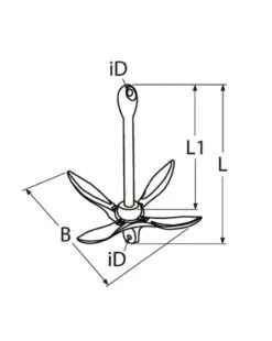 Marinetech Klappdraggen, Hochglanzpoliert A4 1,5 Kg -PLAST Boote Geschaft 0704dcd0 62fe 4b70 b533 b39763efdf01 h.jpg 02