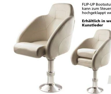 Vetus Marine Queen Steuerstuhl Flip Up Weiß 3 Vetus Marine Queen Steuerstuhl Flip Up Weiß