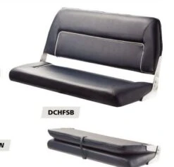 Vetus Marine Klappsitzbank Firstclass Blau Mit Weißen Streifen