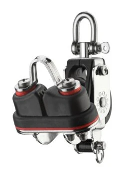 Sprenger S-Block Großschotblock 1 Rolle Hundsfott Wirbel Kugellager 8 Mm