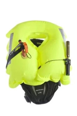 Spinlock Deckvest Lite 170 N Black -PLAST Boote Geschaft 12390 DE liteinflatedbladderfront