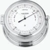 Wempe BAROMETER ADMIRAL II MESSING VERCHROMT -PLAST Boote Geschaft 1335