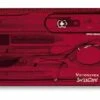 Victorinox Swiss Card Classic Rot Transparent 2 Victorinox Swiss Card Classic Rot Transparent -PLAST Boote Geschaft 3067 DE 0 7100 T