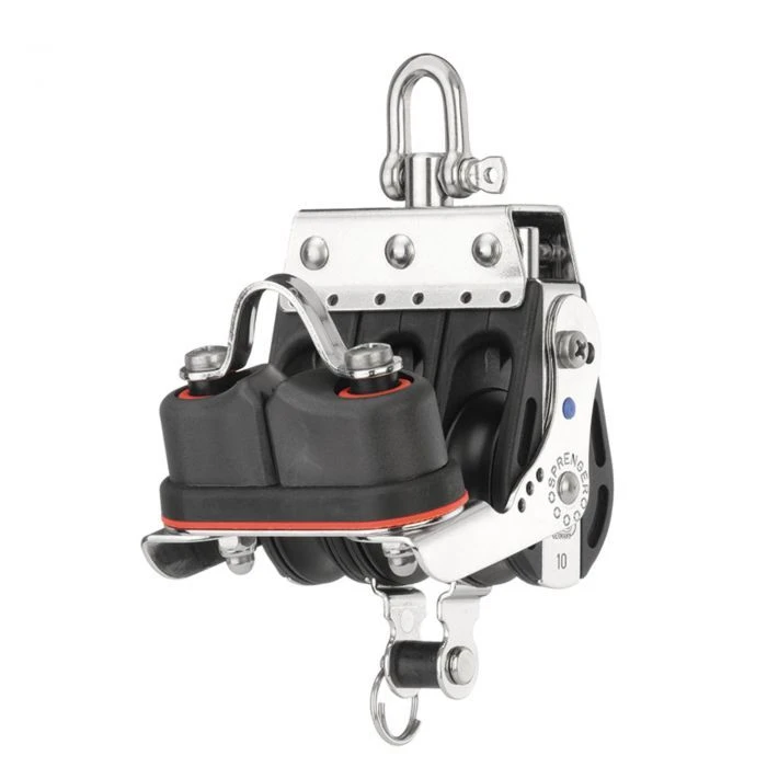 Sprenger S-Block Großschotblock Nadellager 10 Mm - 3 Rollen, Hundsfott, Schotklemme, Wirbel 3 Sprenger S-Block Großschotblock Nadellager 10 Mm - 3 Rollen, Hundsfott, Schotklemme, Wirbel