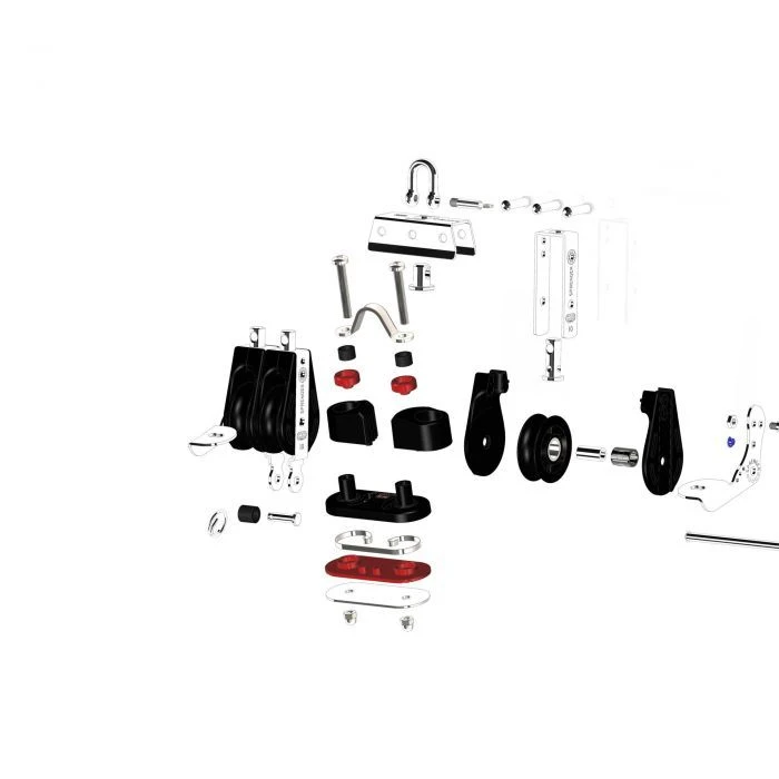 Sprenger S-Block Großschotblock Nadellager 10 Mm - 3 Rollen, Hundsfott, Schotklemme, Wirbel 4 Sprenger S-Block Großschotblock Nadellager 10 Mm - 3 Rollen, Hundsfott, Schotklemme, Wirbel – Bild 2