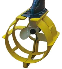 PLAST Boote Geschaft 3 Prop Guard 11 Propellerschutz Orange Motorleistung: Ca. 25 - 35 PS