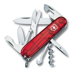 Victorinox Taschenmesser Climber Rot Transparent