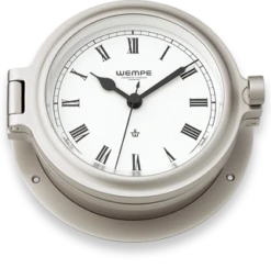 Wempe Cup Nickel Bullaugenuhr Röm.