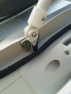 PLASTIMO Rudergabelbuchse Messing Verchromt -PLAST Boote Geschaft BiminiBuchse