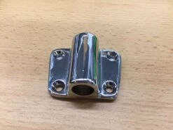 PLASTIMO Rudergabelbuchse Messing Verchromt