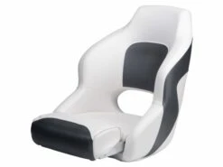 Talamex Bootsstuhl Captain Deluxe Grau/weiß -PLAST Boote Geschaft LHTD7025.JPG