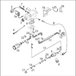 Webasto Air Top 2000 STC D 12V Marine-Heizung -PLAST Boote Geschaft Webasto 2000