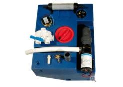 Allpa Fäkalientank-Satz 78 Liter (rechteckig) Mit Fäkalienpumpe 12V