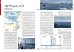 Kartenwerft BINNENKARTEN ATLAS 1 Oder Und Haff Mit Peene -PLAST Boote Geschaft bka01 textseite