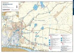 Kartenwerft BINNENKARTEN ATLAS 8 Ems Und Friesland -PLAST Boote Geschaft bka08 13w