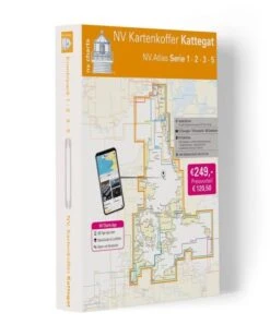 Nautische Veröffentlichung Kartenkoffer Kattegat, 1, 2, 3, 5.1, 5.2 Edition 2023