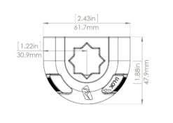 Railblaza Sideport Schwarz -PLAST Boote Geschaft railblaza sideport schwarz 01