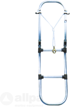 Allpa Aluminium Badeleiter 3 Stufen