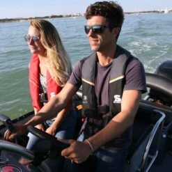 Secumar Rettungsweste Ultra 170 -PLAST Boote Geschaft secumar rettungsweste ultra 170 hawaiian ocean hellgrau orange 02