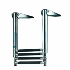 Allpa Teleskop-Badeleiter, 4 Stufen - Edelstahl Rostfrei