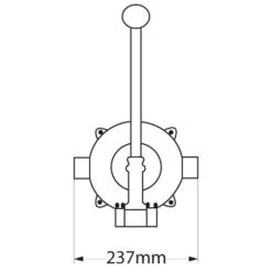 Whale Bilgesysteme - Handlenzpumpen - Gusher Titan Boden & Wandmontage -PLAST Boote Geschaft whbp4402 i2